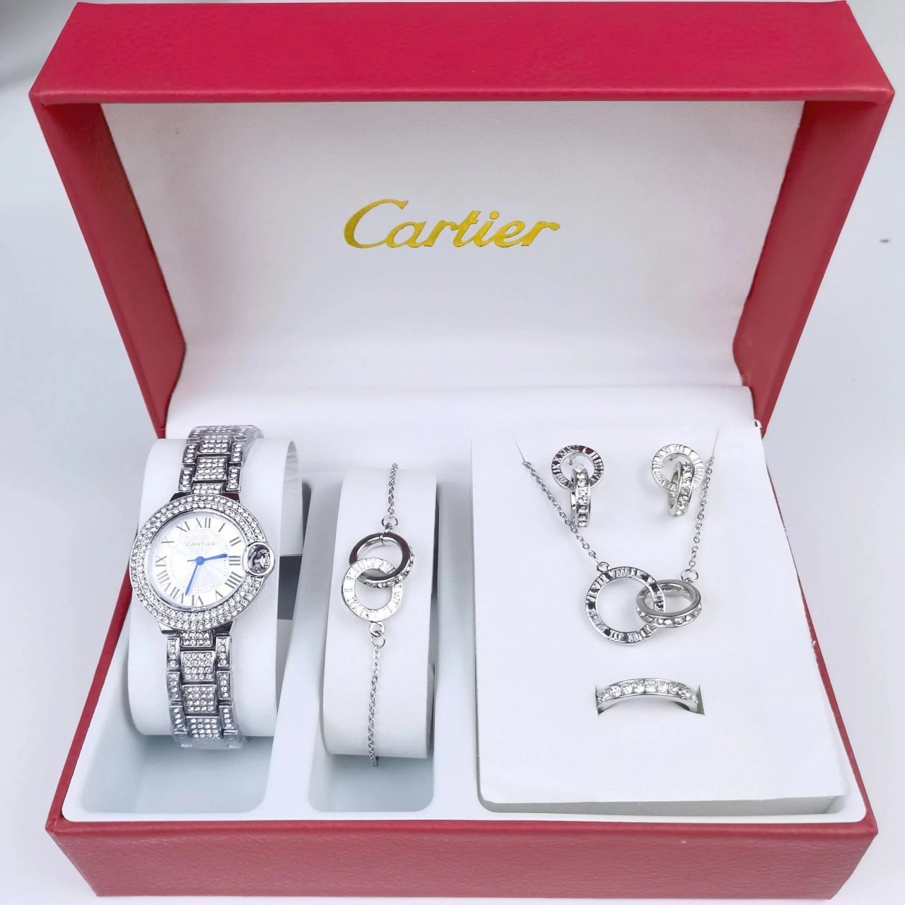  Cartier Santos de Cartier Watch & Jewelry Set [28 styles]                                 -4