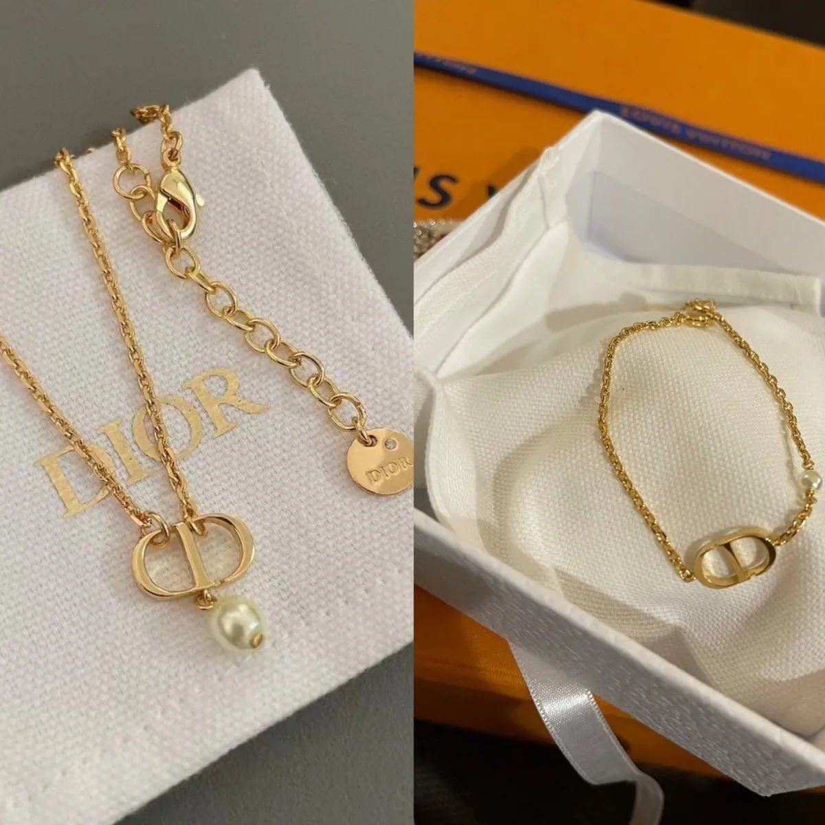 Dior bracelet necklace -2