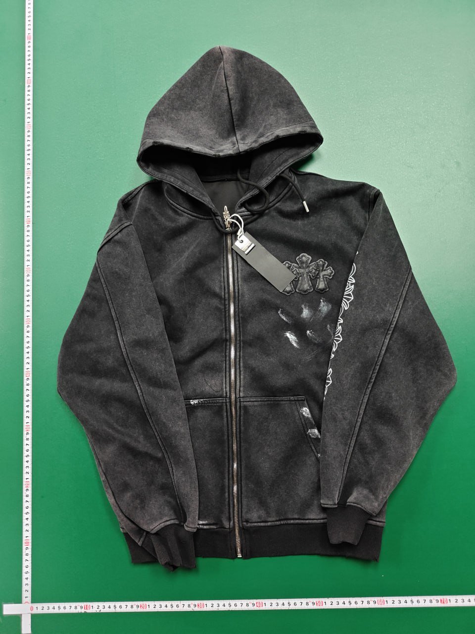 Chrome Hearts Hoodie Set Jeans jacket -2