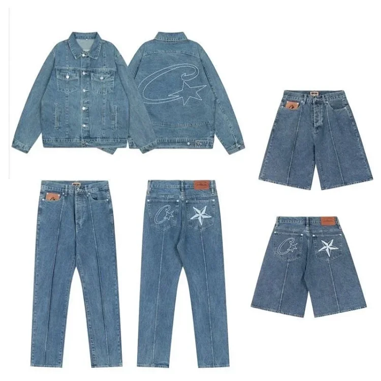 Croteiz denim suit&shorts 