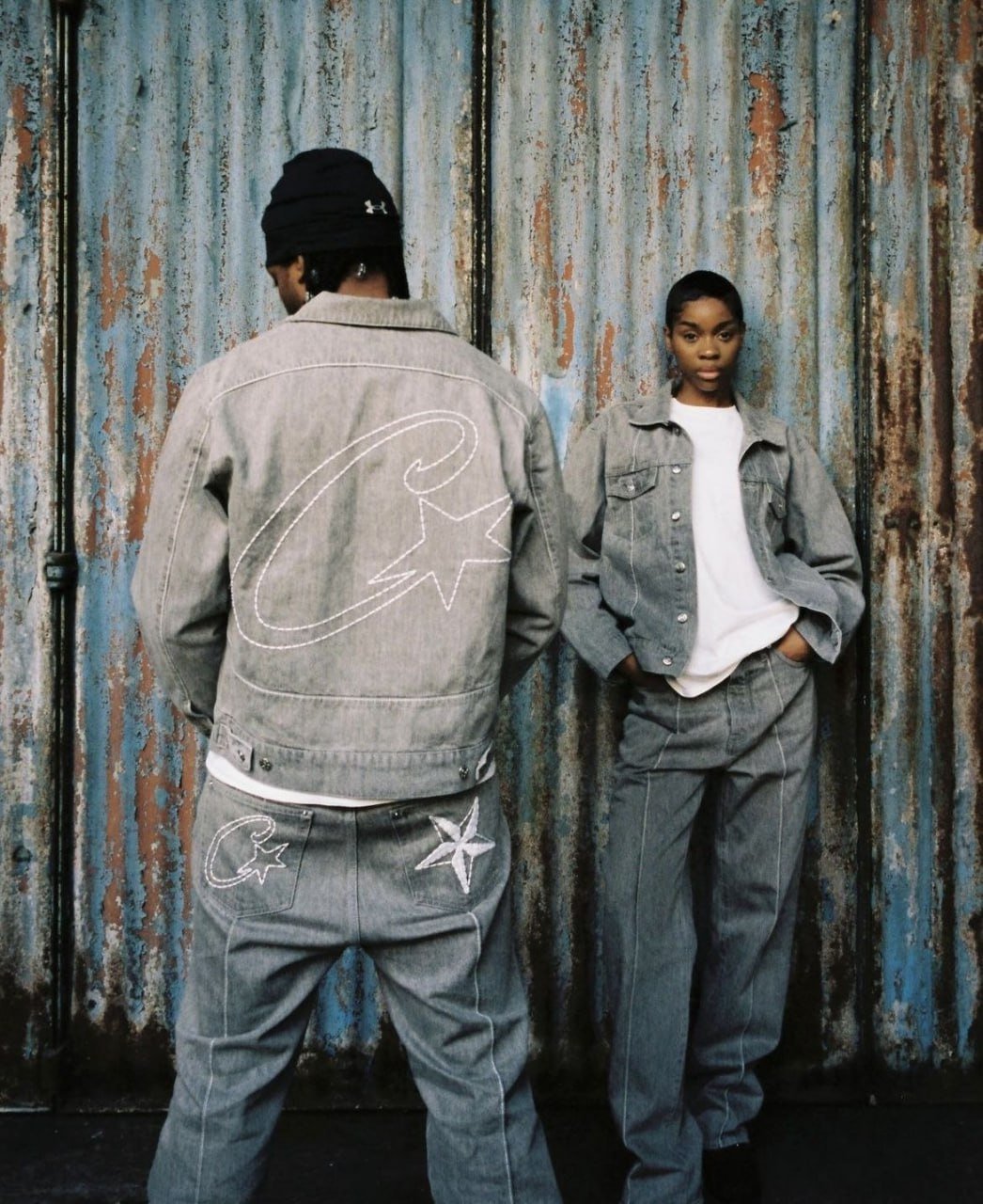 Croteiz denim suit&shorts  -2