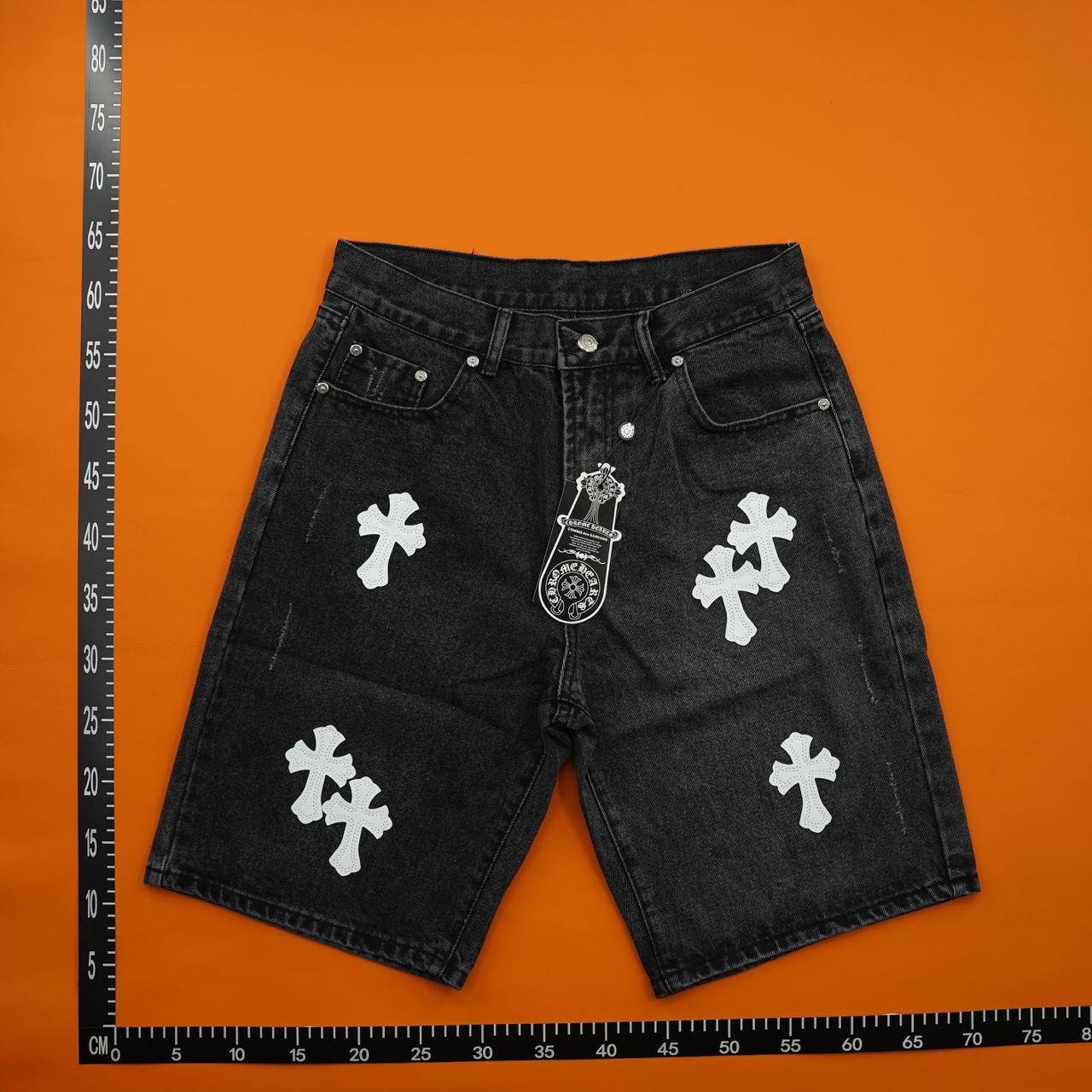 Chrome Hearts Jeans Short   -3