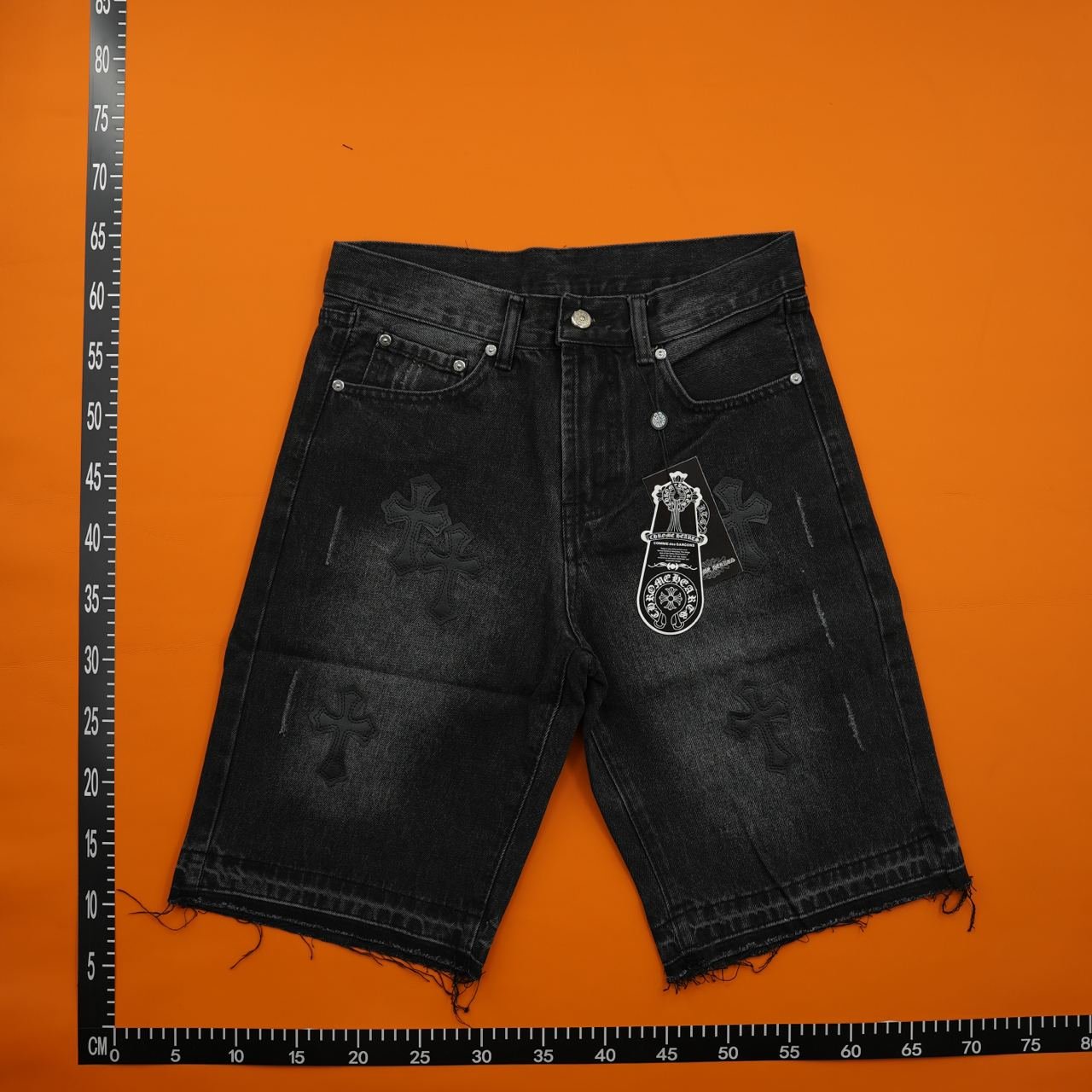 Chrome Hearts Jeans Short   -5