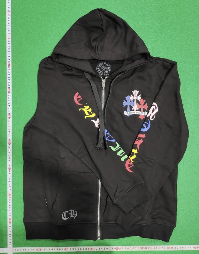 Chrome Hearts Zippered Hoodie -2