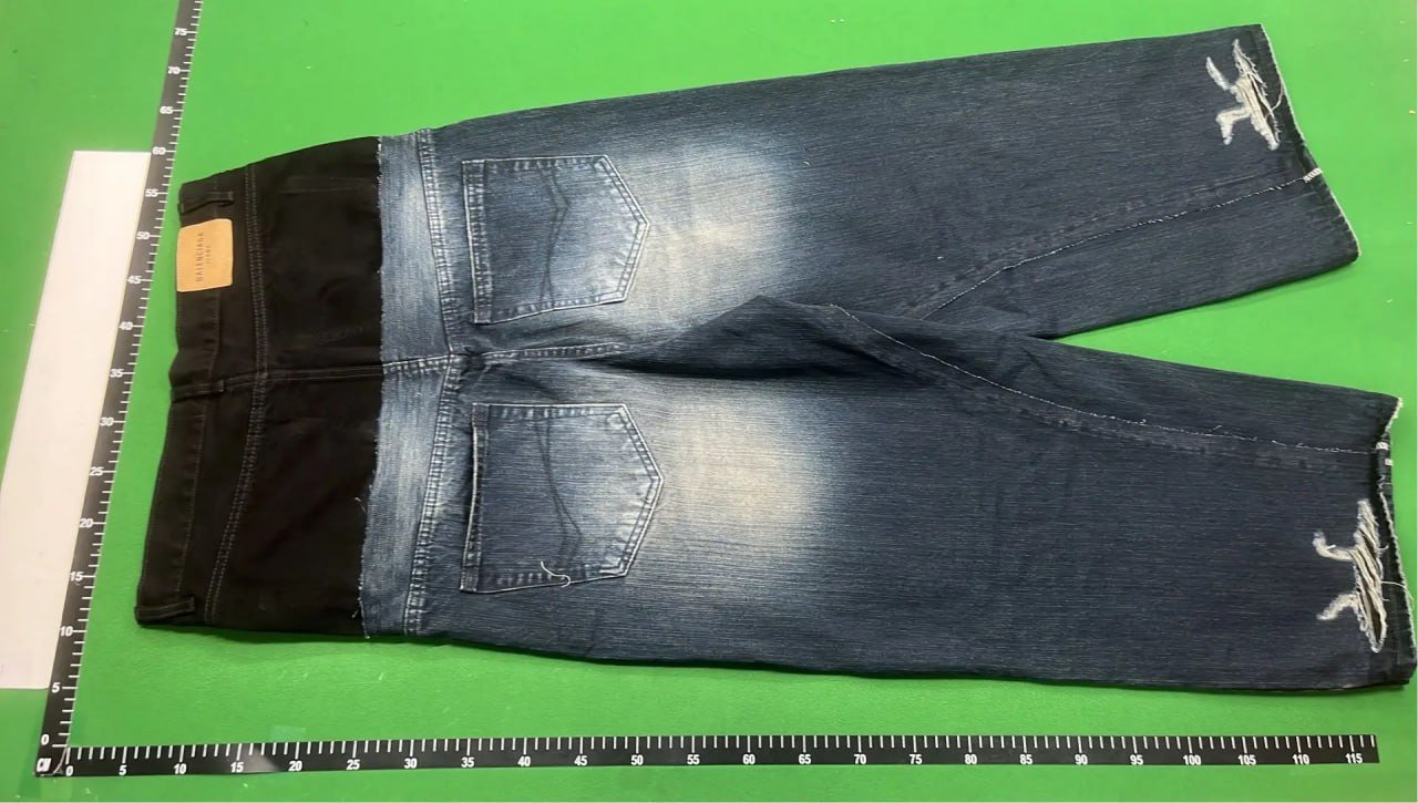 Balenciaga Double Waist Jeans -3