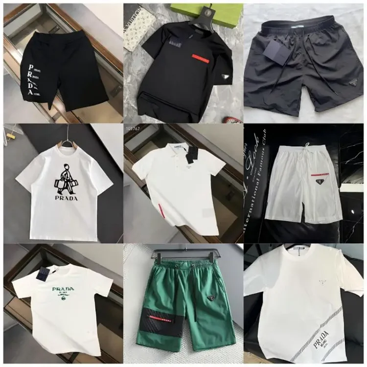 Prada POLO t-shirt Shorts Suit