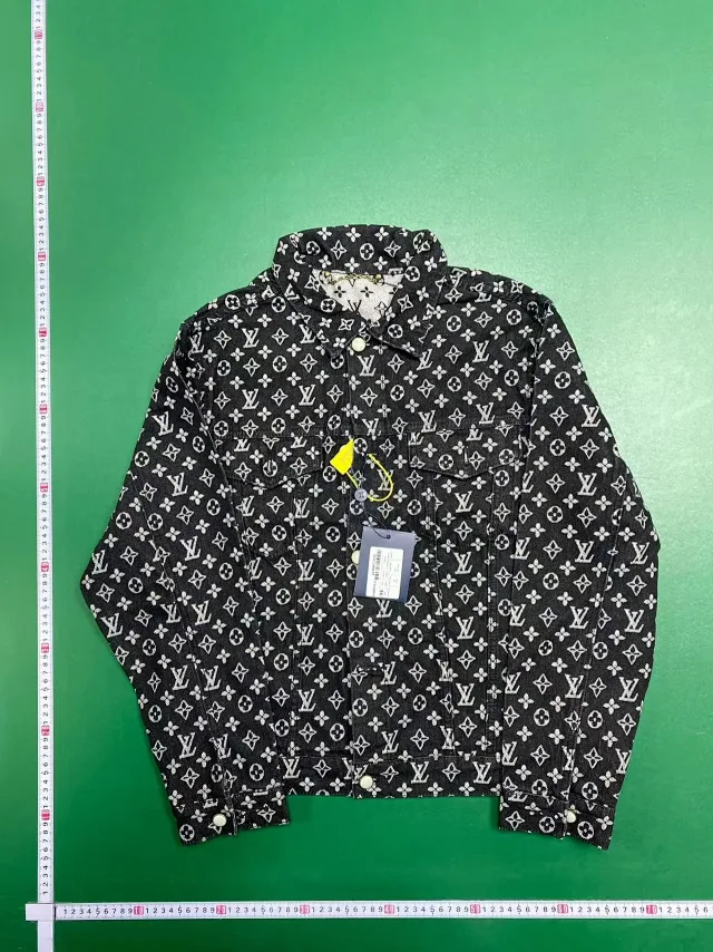 LV Louis Vuitton cardigan denim jacket jeans suit coat  -5