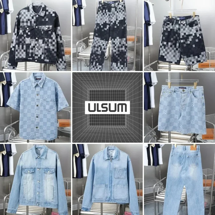 Louis vuitton denim suit&D