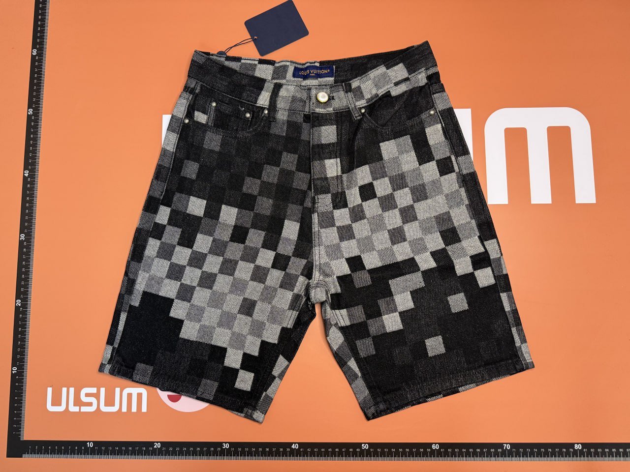 Louis vuitton denim suit&Denim shorts -4