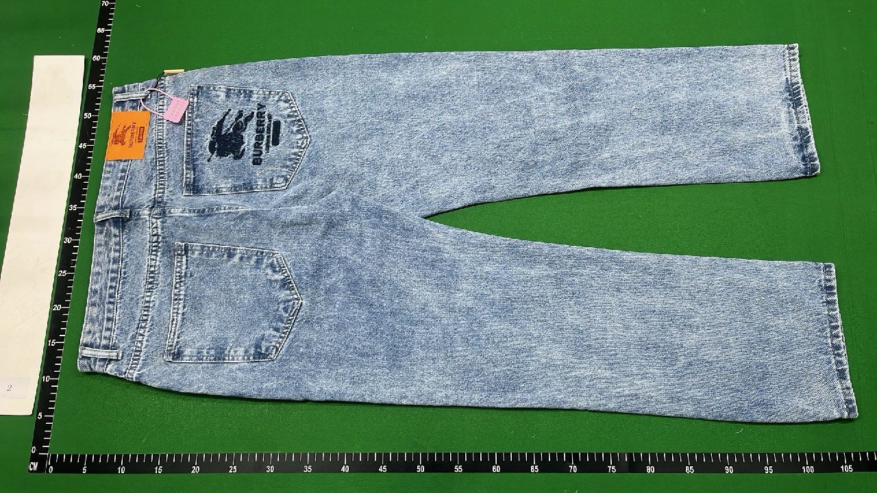 Burberry Men's Classic Fit Denim Jeans with Logo Patch -3